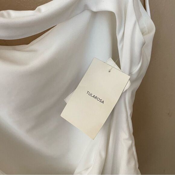 NWT Tularosa Giovanna One Piece Ivory swimsuit cut out bathing suit Revolve XL - Picture 8 of 8